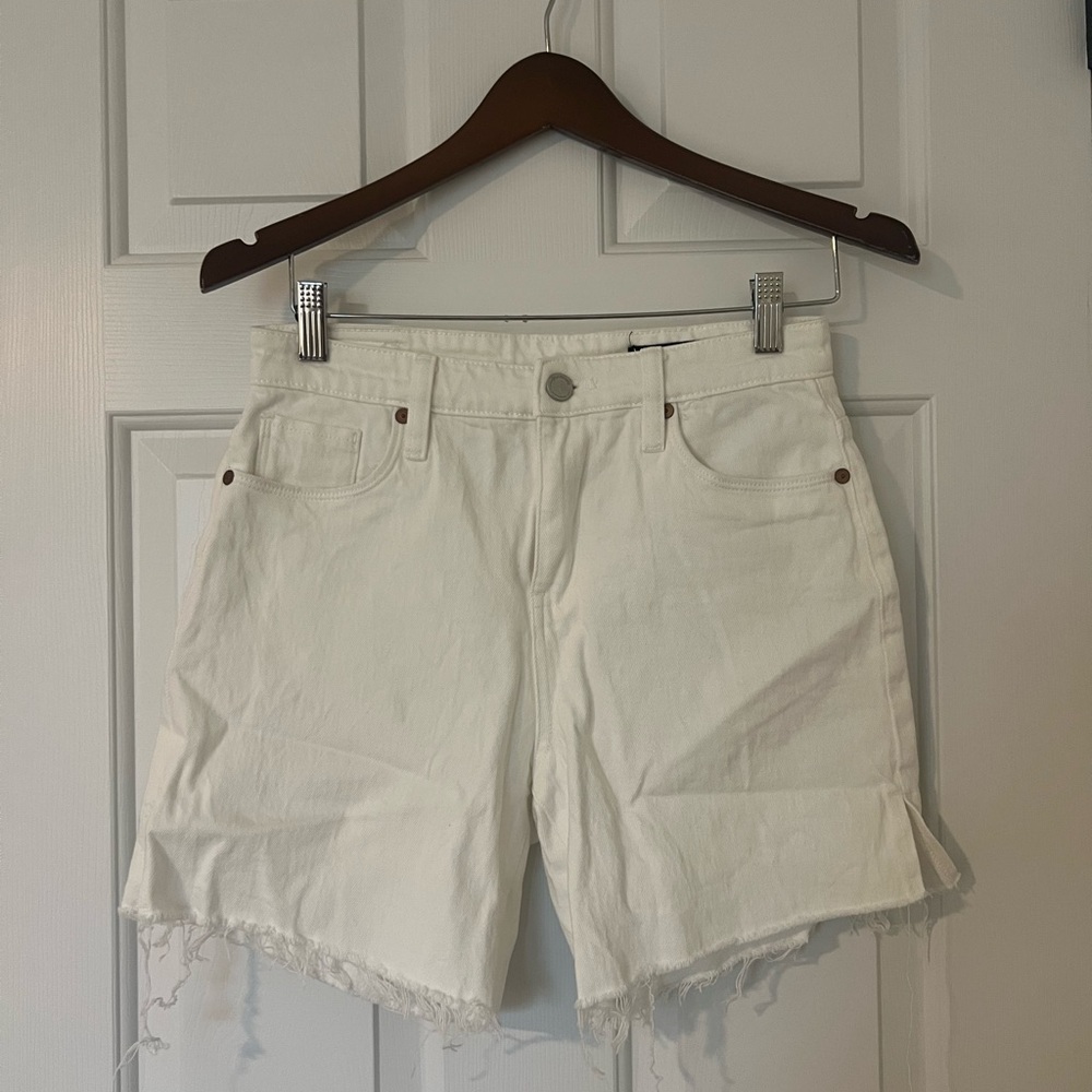 Blank NYC Off-White Jean Shorts